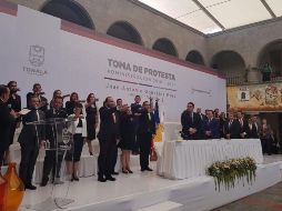 Antonio González dijo también que durante los próximos 100 días se comenzarán a realizar trabajos de infraestructura básica, labores de planeación municipal por una ciudad más ordenada. TWITTER/ @JAntonioTonala