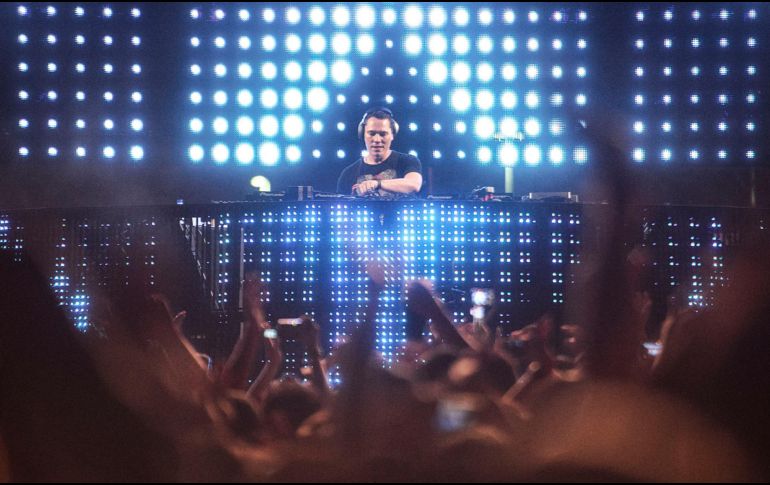 El artista, listo para dotar de luz y sonido el escenario de Dreamfields. EL INFORMADOR