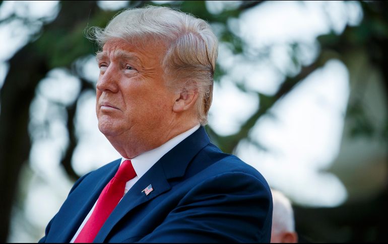 Trump ha admitido que se está conteniendo por las elecciones. AP / E. Vucci