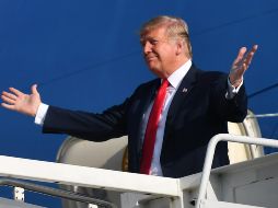 ''Grandes críticas sobre el nuevo USMCA. ¡Gracias! México y Canadá serán socios maravillosos en el comercio (y más) largo en el futuro'', escribió en su cuenta el mandatario estadounidense. AFP / M. Ngan