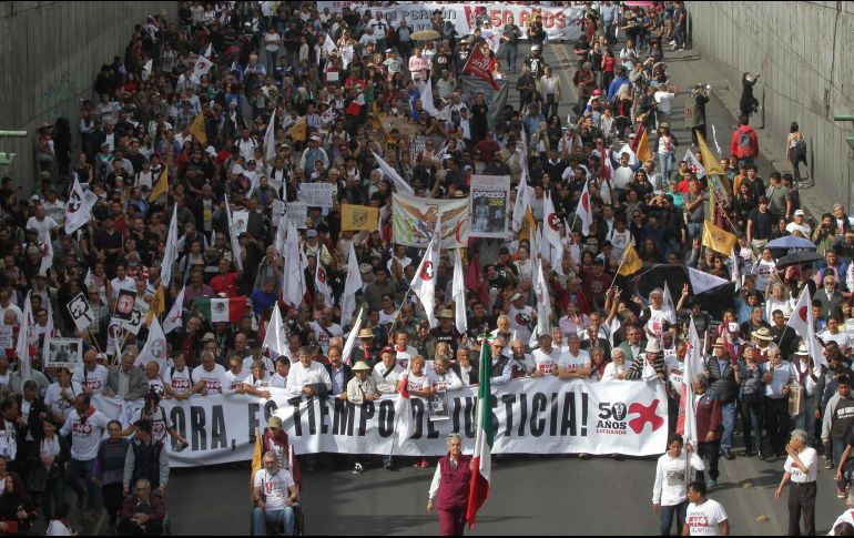 Más de 15 mil personas participan en este evento, que se desarrolla en paz. NTX/G. Durán