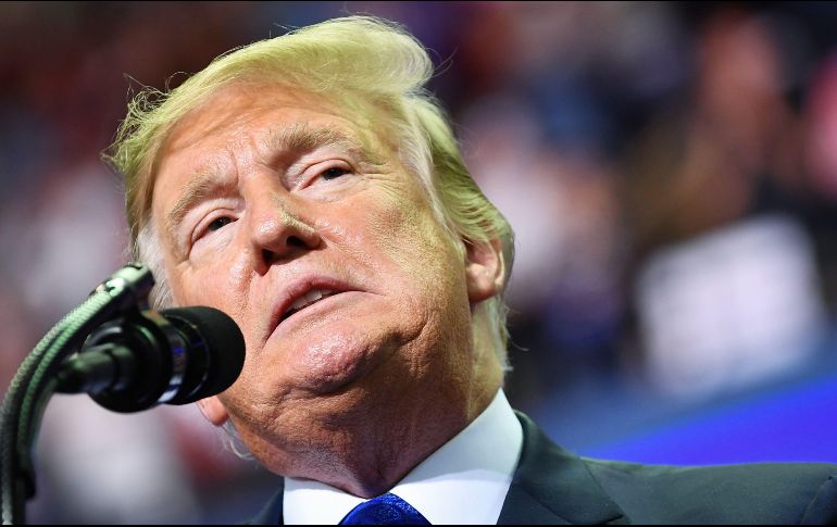 Trump y López Obrador hablaron sobre la importancia de la firma inicial del nuevo Acuerdo USMCA. AFP / ARCHIVO