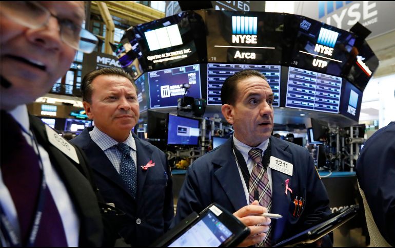 El índice industrial Dow Jones ganó 0.20 por ciento, hasta alcanzar 26 mil 828.39 puntos. AP/R. Drew