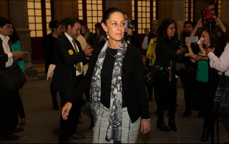 Luego de acudir a la primera reunión entre Amieva Gálvez y los 16 alcaldes, Sheinbaum planteó a los gobernantes instalar un 