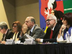 Las autoridades universitarias, de la feria y los representantes del país invitado, Portugal, anunciaron el programa oficial, ¡alista tu agenda! EL INFORMADOR. E. Barrera