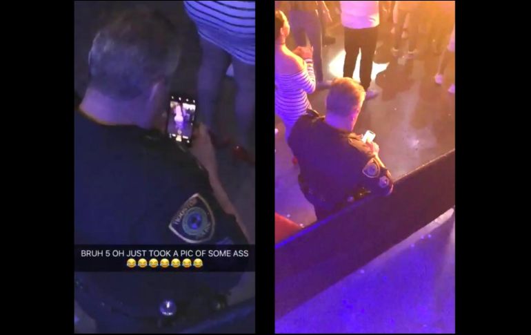 La denunciante asegura que luego de que el policía tomara la fotografía a la mujer, este la compartió con sus compañeros. TWITTER / @HeyChalice