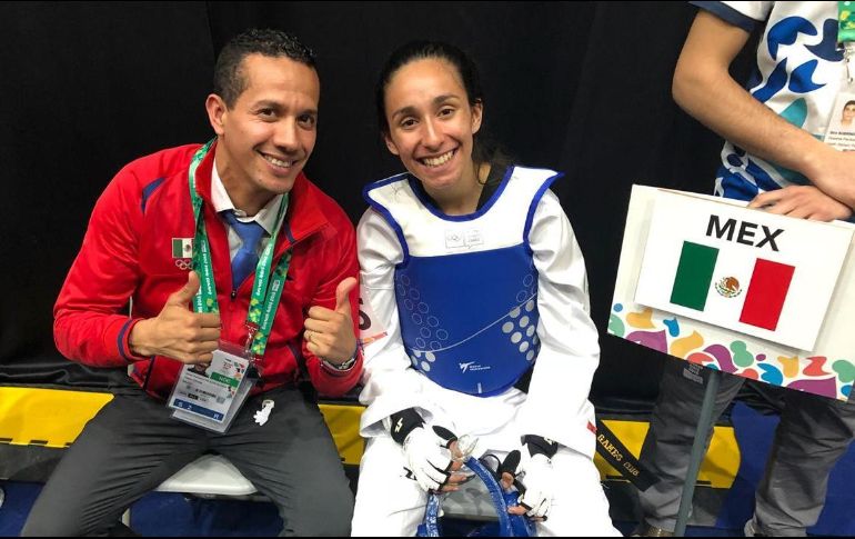 Rodríguez se enfentó en la categoría menor a los 44 kilos. TWITTER / @CONADE