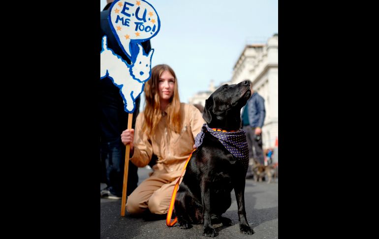 Los organizadores de la marcha prevén entregar una petición a la oficina de la primera ministra británica, Theresa May, 