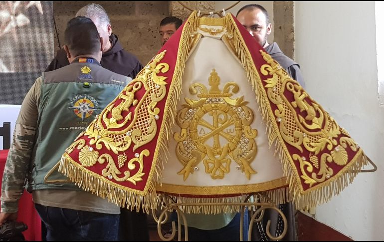 El diseño toma signos de la época paleocristiana como El Buen Pastor, el crismón, el delfín, el pavorreal, la paloma y el ancla. EL INFORMADOR / R. Bobadilla