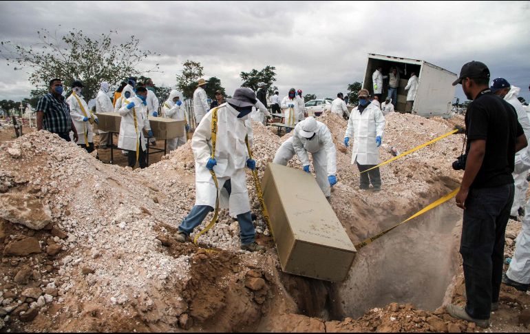La Fiscalía señaló que los restos se encontraban bajo resguardo del Servicio Médico Forense desde los años 2017 y 2018. AFP / H. Martínez