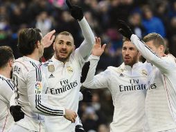Bale, Benzema, Ramos y Kroos están entre los ocho del Real Madrid. AFP