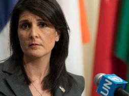 Nikki Haley se desempeña como embajadora de Estados Unidos ante Naciones Unidas. AP / ARCHIVO