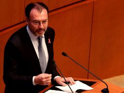 Al comparecer con motivo de la glosa por el VI informe de Gobierno del Presidente, el canciller reconoce que persisten diferencias importantes con EU 