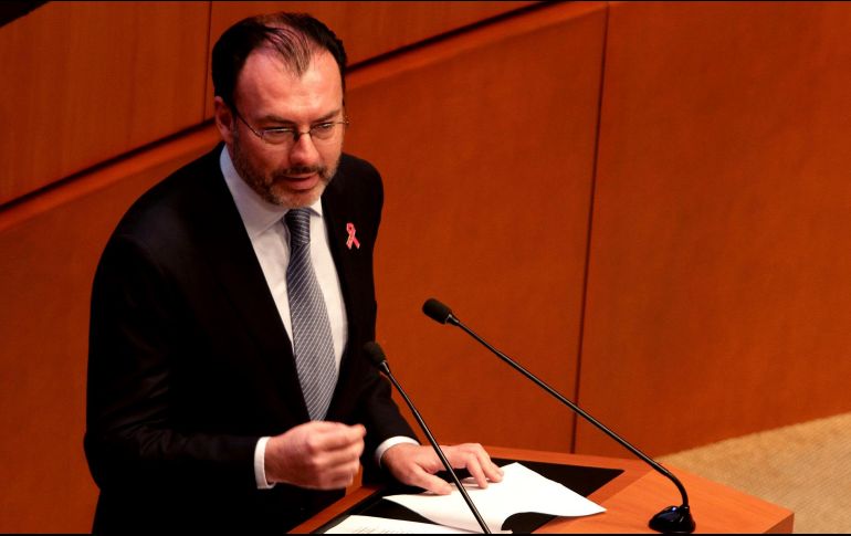 Al comparecer con motivo de la glosa por el VI informe de Gobierno del Presidente, el canciller reconoce que persisten diferencias importantes con EU 