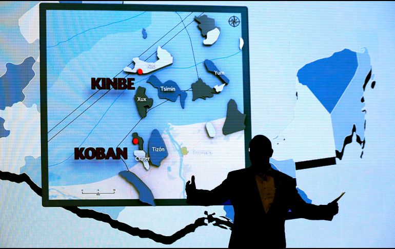 El director general de Pemex, Carlos Alberto Treviño, dijo que los hallazgos confirman que hay “crudo que debemos buscar, encontrar y sacar para incorporarlo a la producción nacional”. EFE/J. Núñez