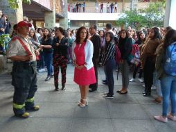 Un comandante de Protección Civil asegura que los reportes pudieron haber sido exagerados para que las autoridades de la escuela suspendieran las clases. ESPECIAl / Protección Civil