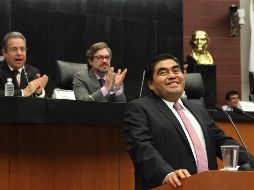 Miguel Barbosa Huerta informó que tiene cuatro días naturales para hacer la impugnación. SUN/ARCHIVO