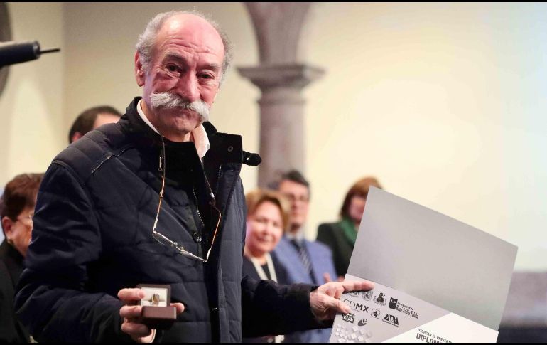 Los jueces reconocieron de forma especial a Jorge Ayala Blanco, escritor y crítico de cine durante más de medio siglo. SUN/A. Ojeda