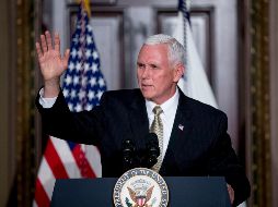 Según Pence, el presidente de EU, Donald Trump, y López Obrador ya han tenido ''buenas conversaciones''. AP / ARCHIVO