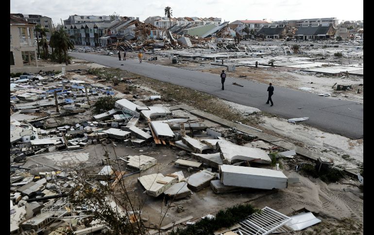 Mexico Beach luce devastada luego de que 