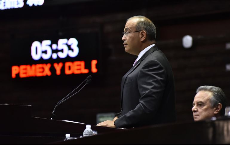 Carlos Alberto Treviño Medina, titular de Petróleos Mexicanos, compareció ante el pleno de la Cámara de Diputados con motivo de la glosa del Sexto Informe de Gobierno. NTX/ESPECIAL