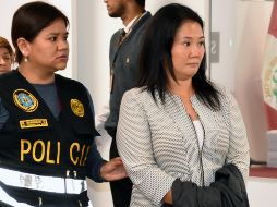 Fujimori fue detenida de manera preliminar, durante 10 días, mientras se le investiga por lavado de dinero. AFP/CORTESÍA