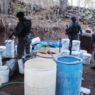 La Marina asegura cuatro narcolaboratorios en Sinaloa