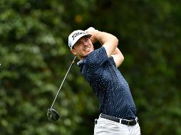 Bronson Burgoon (foto) lidera el torneo con nueve abajo de par, uno menos que Austin Cook. AFP/P. Lakatos