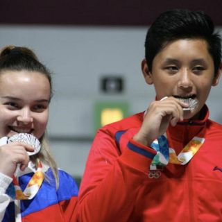 Edson Ramírez, plata en equipo mixto en Juegos de la Juventud