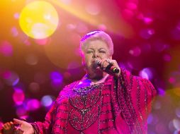 Paquita se mostró contenta de pisar el escenario de Fiestas de Octubre y compartió algunas anécdotas con el auditorio. FACEBOOK / FiestasdeOctubreJal