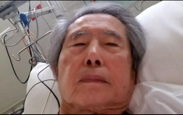 Desde su cama en una clínica limeña,  en la que permanece internado en calidad de detenido, Alberto dice 