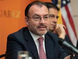 Videgaray Caso habló este sábado con el consejero de Estado de China, Wang Yi, para hablar sobre el tema. AFP/ARCHIVO