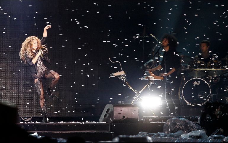 Shakira se presentó en el Estadio 3 de Marzo como parte de su gira “El Dorado World Tour”. EL INFORMADOR / A. Camacho