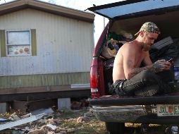 Trump ha prometido que su Gobierno trabajará sin descanso en las labores de reconstrucción. AFP/J. Raedle