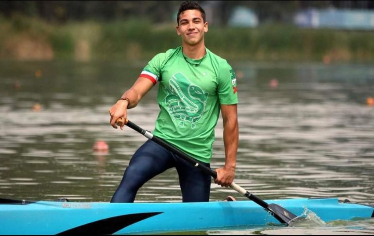 Figueroa vio actividad dentro de la prueba clasificatoria de la Canoa Slalom con obstáculos. ESPECIAL/CORTESÍA CODE