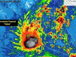 La Secretaría de Marina llamó a la población a mantenerse al tanto de lo que las autoridades indiquen. TWITTER / @conagua_clima