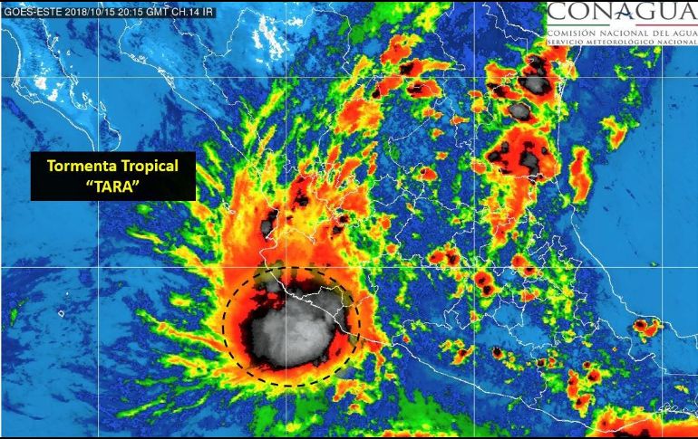 La Secretaría de Marina llamó a la población a mantenerse al tanto de lo que las autoridades indiquen. TWITTER / @conagua_clima