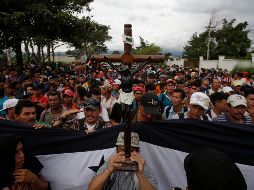 Los migrantes esperan atravesar suelo guatemalteco y mexicano con el objetivo de hacerse de una nueva vida en Estados Unidos. AP/M. Castillo