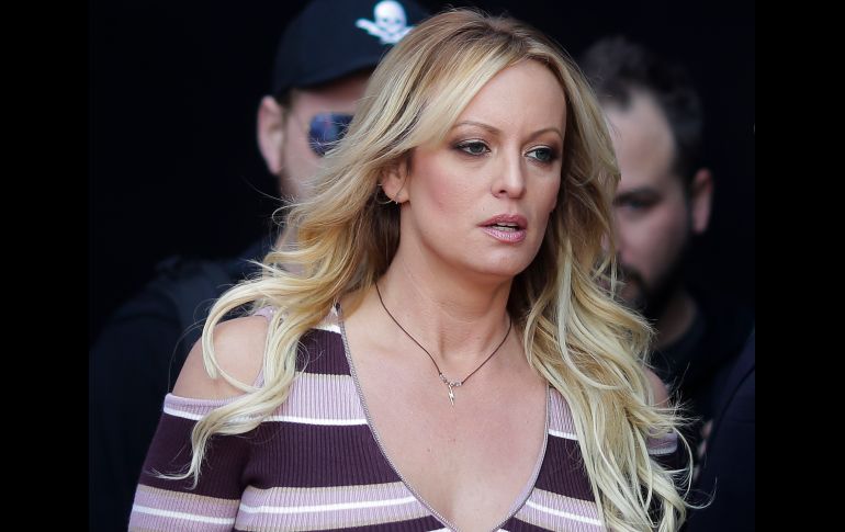Stormy Daniels. La actriz de cintas para adultos reveló los supuestos encuentros íntimos que tuvo con Donald Trump; al final, ella perdió una demanda por difamación. ARCHIVO