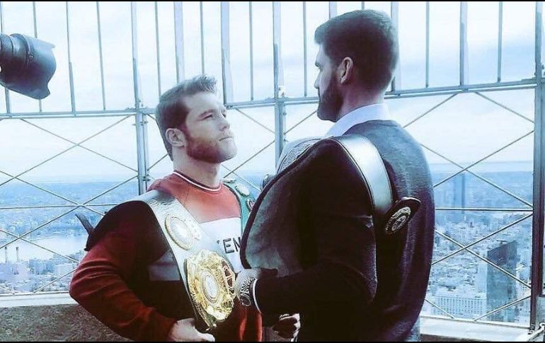 El jalisciense comentó que aceptó la pelea con Fielding porque quiere hacer historia. AP/M. Lennihan