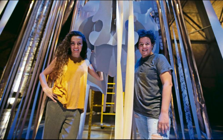 Nicole Saucedo y Lourdes González listas para tomar Plaza de la Liberación. EL INFORMADOR / F. Atilano