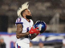 Odell Beckham Jr. ha estado en el ojo del huracán por su desempeño y declaraciones. AFP