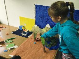 Los personajes del cortometraje fueron hechos con plastilina por los niños de Nacozari. CORTESÍA