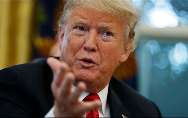 Trump ha estado en una intensa campaña para arengar a sus seguidores más férreos. Asegura que en su opinión está haciendo una buena labor, pero reconoce que algunos republicanos no van a ir a votar porque él no es candidato. AP / E. Vucci