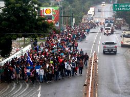 Las fuerzas federales respaldarán al Instituto Nacional de Migración ante la eventual saturación de solicitudes de ingreso de los centroamericanos. EFE/E. Biba