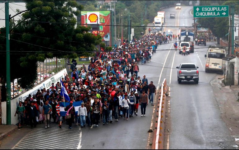 Las fuerzas federales respaldarán al Instituto Nacional de Migración ante la eventual saturación de solicitudes de ingreso de los centroamericanos. EFE/E. Biba