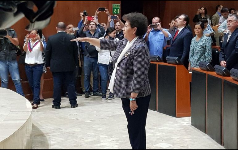 Gómez Cobos fue nombrada encargada de despacho de la Fiscalía en septiembre pasado. TWITTER/@RodrigoRivasU