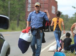 La llegada de centroamericanos a la frontera sur de México se incrementó hasta en un 500 por ciento. EFE / G. Amador