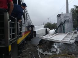 Debido a lo aparatoso del percance, resultó afectada la vialidad en la zona. TWITTER/@canal28nl