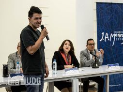 Juan Manuel Salas Valdivia obtuvo el primer lugar en la categoría Noveles Creadores. ESPECIAL